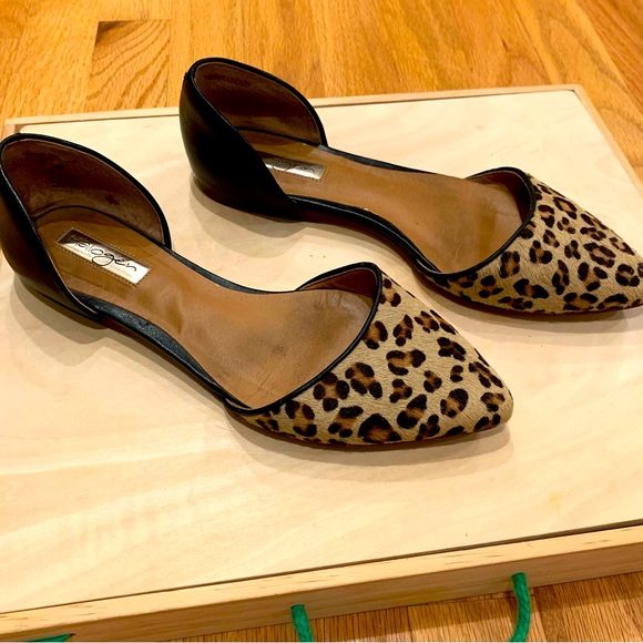 Halogen Shoes - Halogen D’orsay Flats - cheetah print calf hair